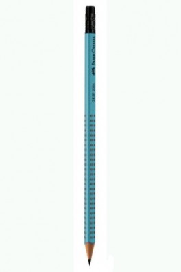 Μολύβι Faber Castell GRIP 2001 HB με γόμα γαλάζιο